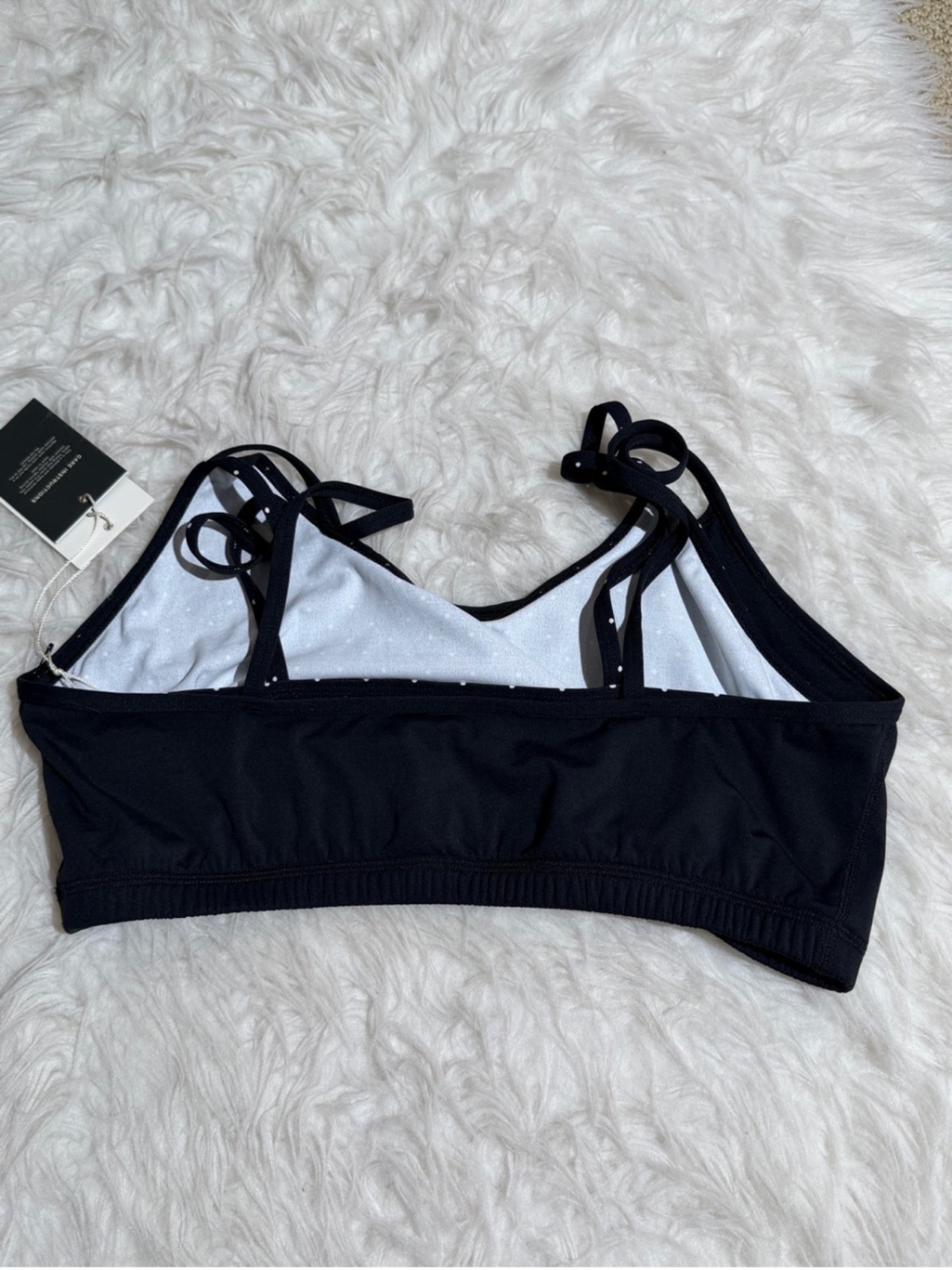 Nwt Set Active Xxl Dalmatian Polka Dot Matching Set Sports Bra Leggings Layer — image 6 of 8